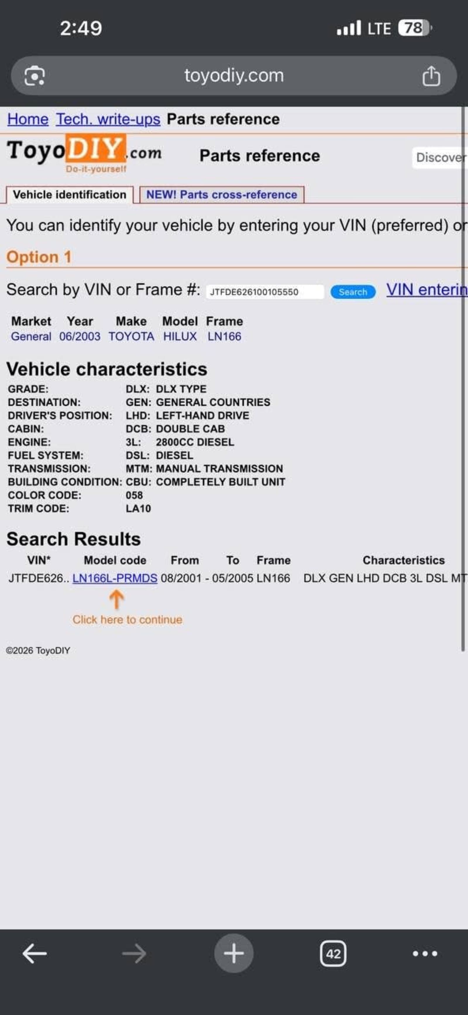 2003 Toyota 3L double gabina — photo 3