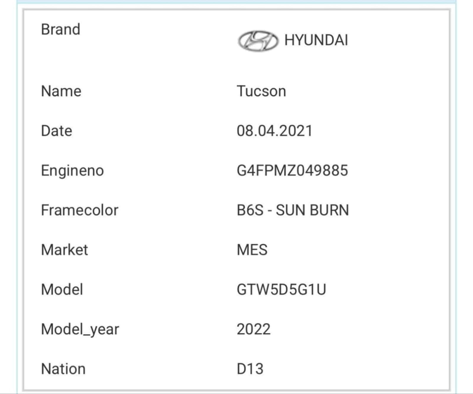 2022 Hyundai Tucson