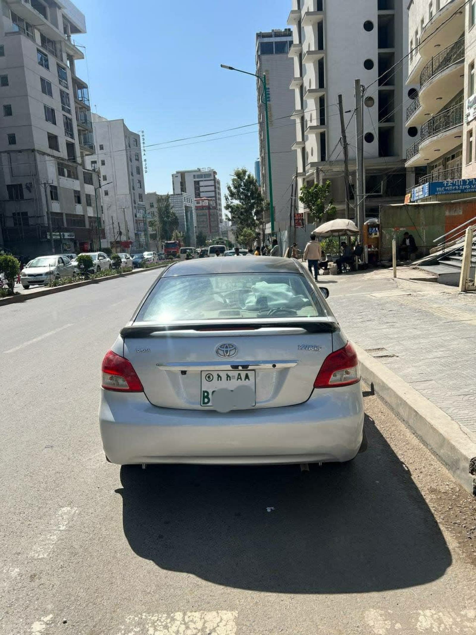 2007 Toyota Yaris Belta — photo 2